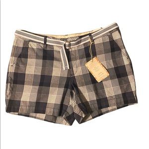 Docker’s Women’s petite Essential short, Gabriella Plaid size 12 NWT